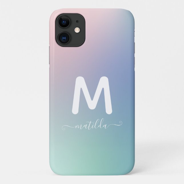 Abstrakter moderner Regenbogenverlauf Case-Mate iPhone Hülle (Rückseite)