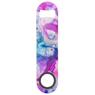*~* abstrakter moderner violetter rosa lila speed flaschenöffner
