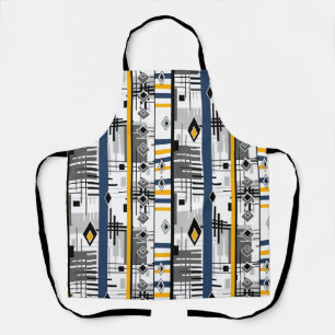 Abstrakter moderner Ziergeometrienvintag Schürze