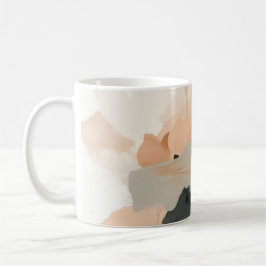 Abstrakter Mohn-Blumen-Kunstprint | Minimalistisch Kaffeetasse