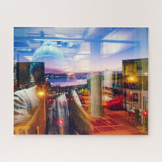 Abstrakter Morgenfotograf Puzzle (Horizontal)