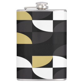 Abstrakter Multycolor-Flasche Flachmann