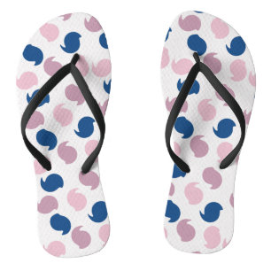 Abstrakter Musterkreis Flip Flops
