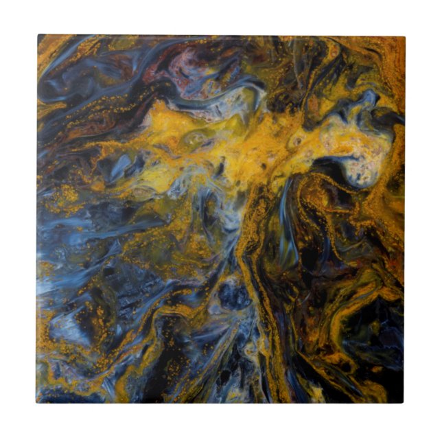 Abstrakter naher Aufstieg von Pietersite Fliese (Vorderseite)