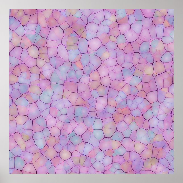 Abstrakter nahtloser Hintergrund von farbenfrohen  Poster (Vorne)