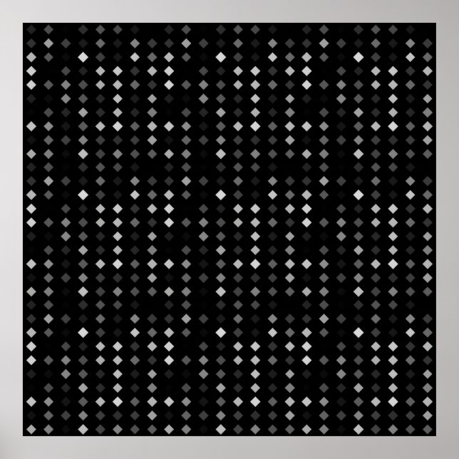 Abstrakter nahtloser Musterhintergrund mit multico Poster (Vorne)