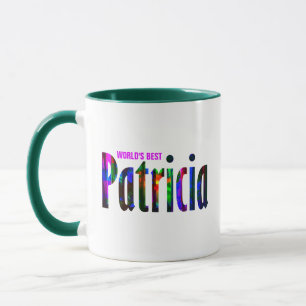 Abstrakter Name "Patricia" Tasse