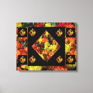 Abstrakter Nelken-Leinwanddruck (50,8 x 40,64 cm) Leinwanddruck