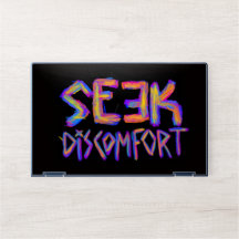Abstrakter Neon-Zitat-Laptop-Aufkleber