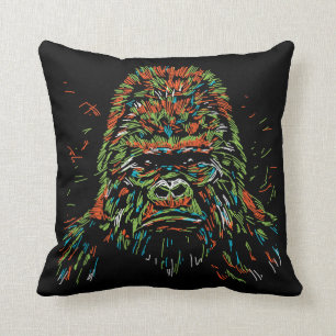 Abstrakter Neonazer Kissen