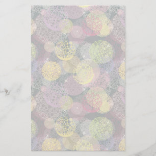 Abstrakter Niedlicher Polka-Dot-Kreis Briefpapier