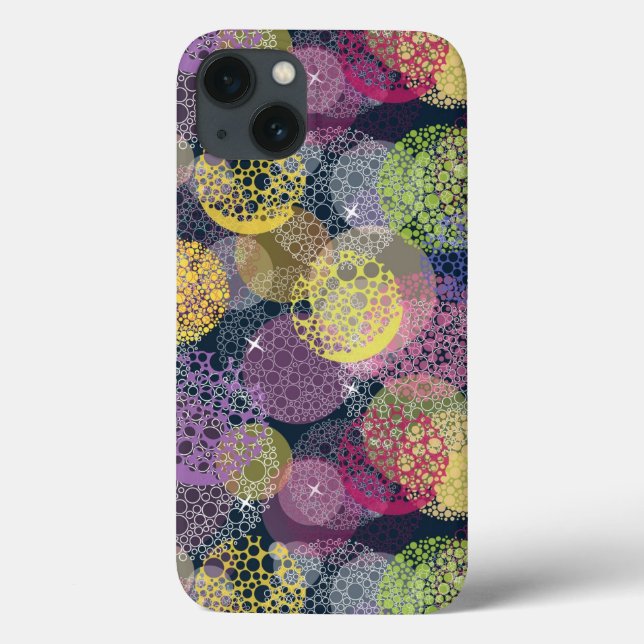 Abstrakter Niedlicher Polka-Dot-Kreis Case-Mate iPhone Hülle (Rückseite)
