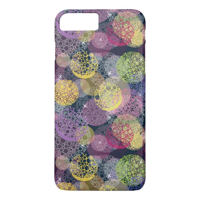 Abstrakter Niedlicher Polka-Dot-Kreis Case-Mate iPhone Hülle (Rückseite)