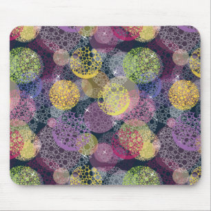 Abstrakter Niedlicher Polka-Dot-Kreis Mousepad