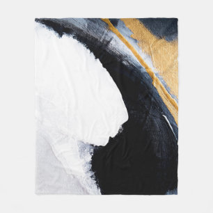 Abstrakter Öltexturhintergrund. Abstrakte Kunst Go Fleecedecke