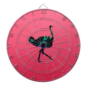 Abstrakter Ostrich-MetallkäfigDartboard Dartscheibe