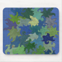 Abstrakter Ozeanmousepad