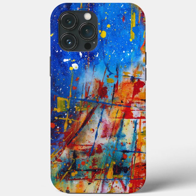 Abstrakter Paint-Spritzer Case-Mate iPhone Hülle (Rückseite)