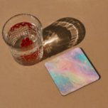 Abstrakter Pastell-Glitzer Nahtloses Muster Rechteckiger Pappuntersetzer<br><div class="desc">Abstrakter pastellfarbener Glitzer nahtlos mit rosa,  blau und goldfarben.</div>