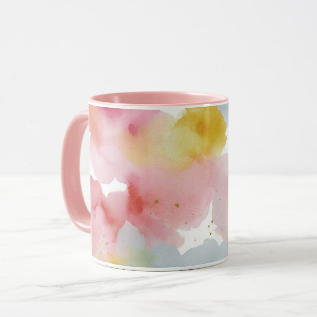 Abstrakter Pastellhintergrund Tasse (Vorderseite Links)