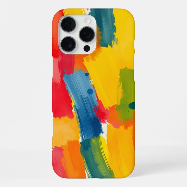 Abstrakter Pinsel  iPhone Hülle (Rückseite)