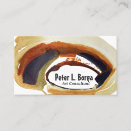 Abstrakter Pinselstrich-Kunstmanager für Rost-Wass Visitenkarte