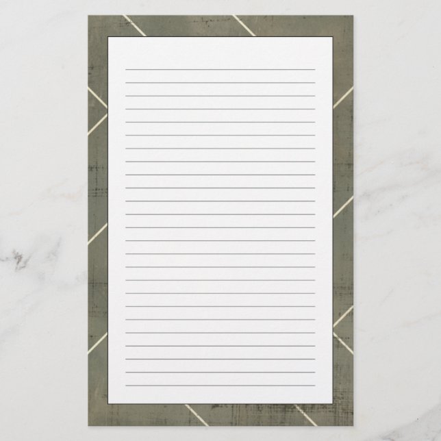 Abstrakter Plan mit geometrischen Formen Briefpapier (Vorderseite)