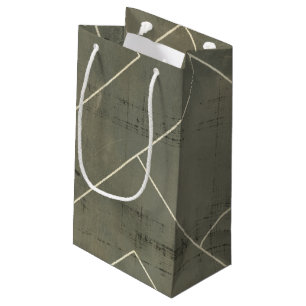 Abstrakter Plan mit geometrischen Formen Kleine Geschenktüte
