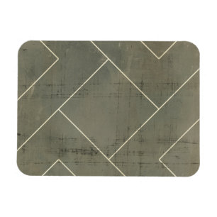 Abstrakter Plan mit geometrischen Formen Magnet