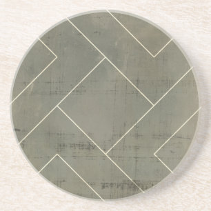 Abstrakter Plan mit geometrischen Formen Sandstein Untersetzer