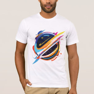 Abstrakter Planet T-Shirt
