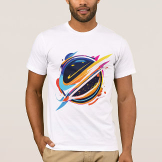 Abstrakter Planet T-Shirt