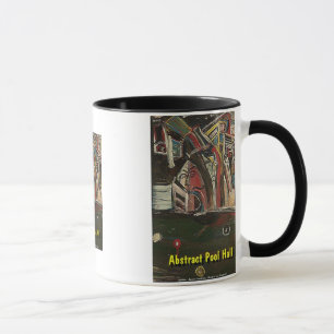 abstrakter Pool Tasse