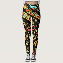 Abstrakter Pop Mode Leggings