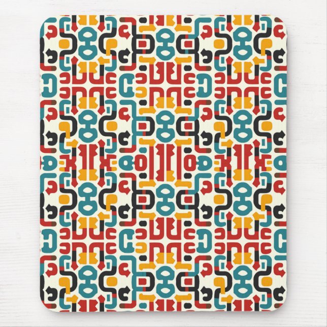 Abstrakter Prozess Mousepad (Vorne)