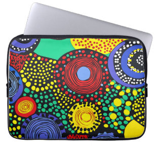 Abstrakter Punkt 3 Laptopschutzhülle