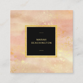 *~* abstrakter quadratische visitenkarte