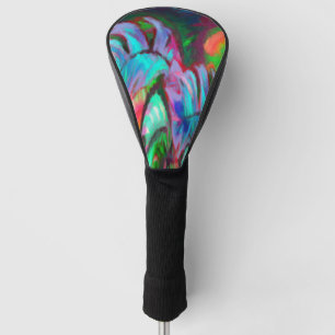 Abstrakter Regenbogen Golf Headcover