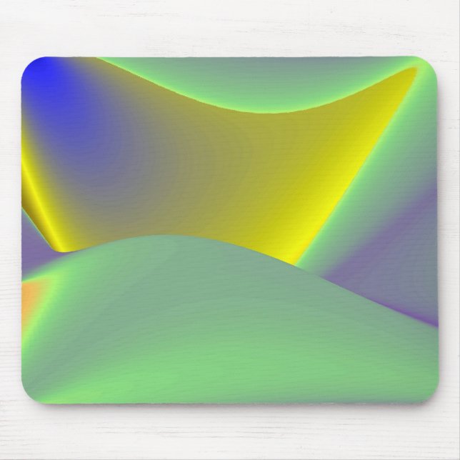 Abstrakter Regenbogen Mousepad (Vorne)