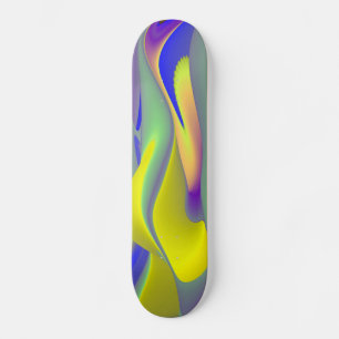 Abstrakter Regenbogen Skateboard