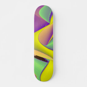 Abstrakter Regenbogen Skateboard
