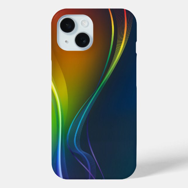 Abstrakter Regenbogenfluss Case-Mate iPhone Hülle (Rückseite)