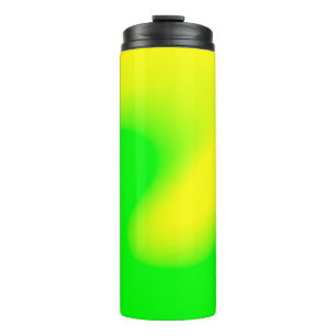 Abstrakter Regenbogenwolkenuntergrund in Pastellfa Thermosbecher