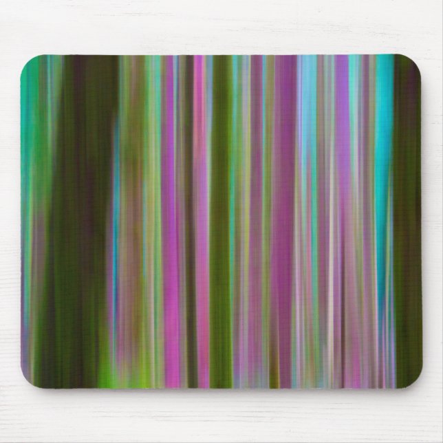 Abstrakter Regenwald in der Dämmerung| Washington Mousepad (Vorne)