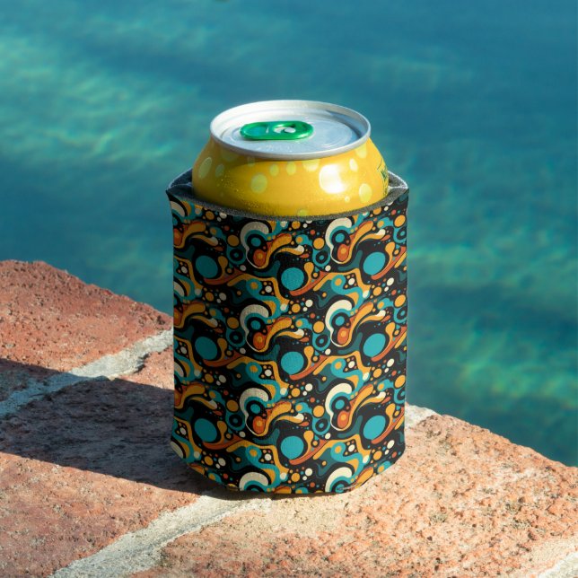 Abstrakter Retro-Funk Dosenkühler (In Situ Pool)