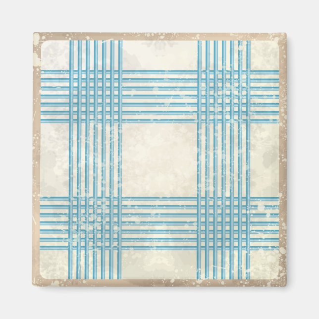 Abstrakter Retrohintergrund Magnet (Vorne)