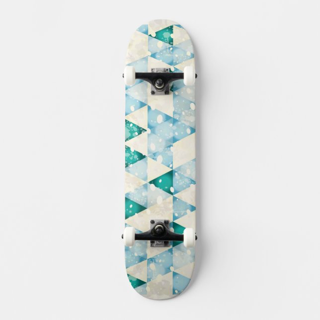 Abstrakter Retrohintergrund Skateboard (Vorderseite)