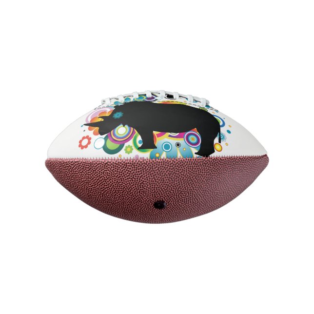 Abstrakter Rhino Mini Football (Gedreht 270)