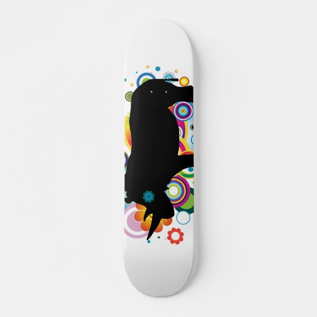 Abstrakter RhinoSkateboard Skateboard (Vorne)