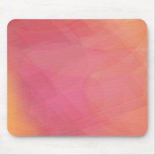Abstrakter rosa und gelber geometrischer Hintergru Mousepad